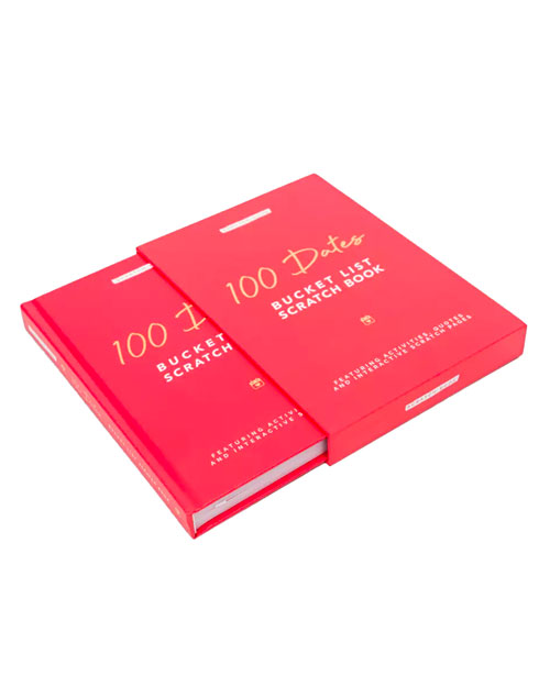 100 Dates Bucket List Scratch Book for Couples