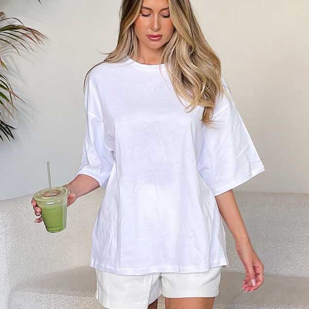 Dazie The Classic Cotton Oversized Tee