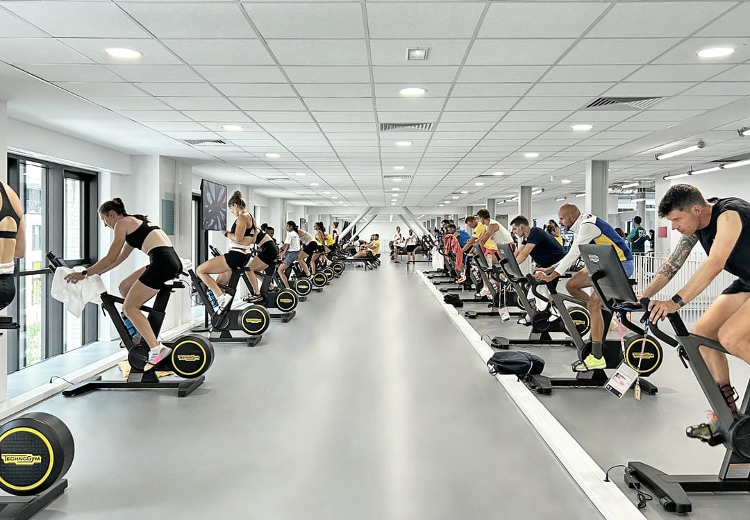 Take a look inside the Olympic Village gym